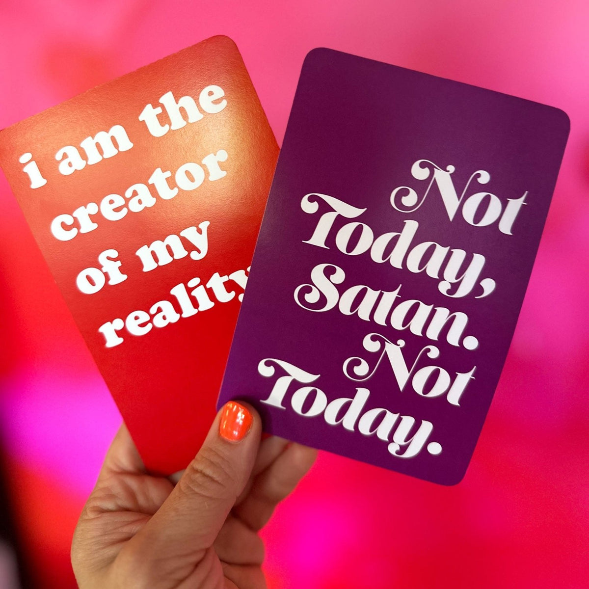 Colorful Affirmation Cards, Deck of 16 - Poppy & Vine