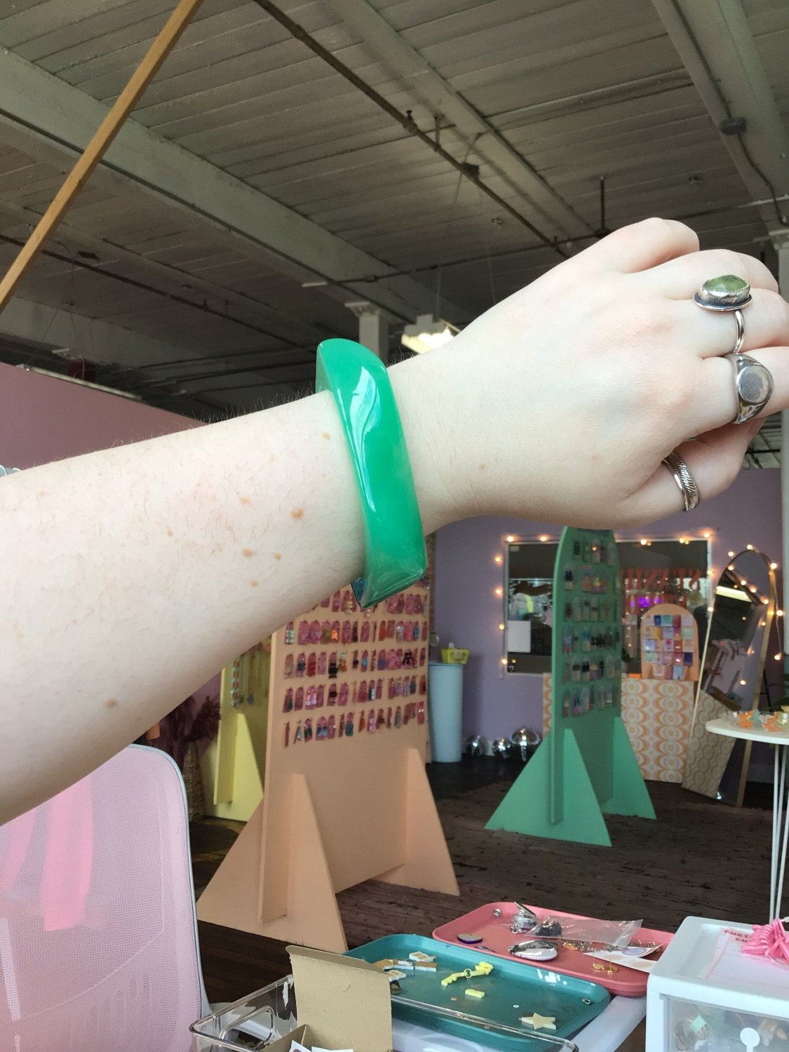 Colorful Statement Bangles - Poppy & Vine