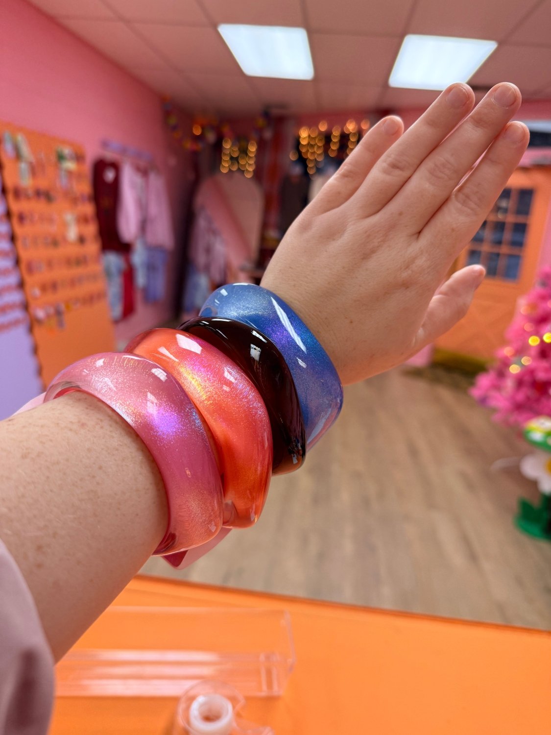 Colorful Statement Bangles - Poppy & Vine