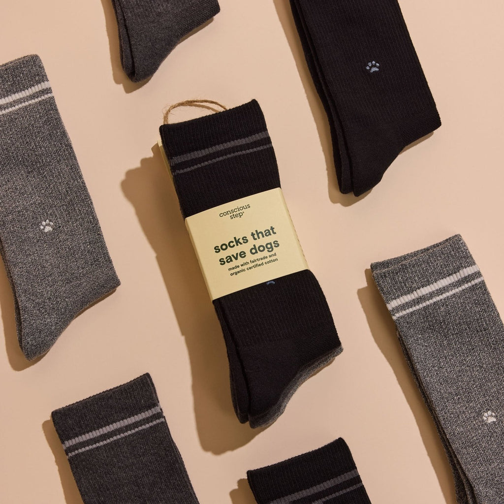 Comfort Crew Socks that Save Dogs - Poppy & Vine