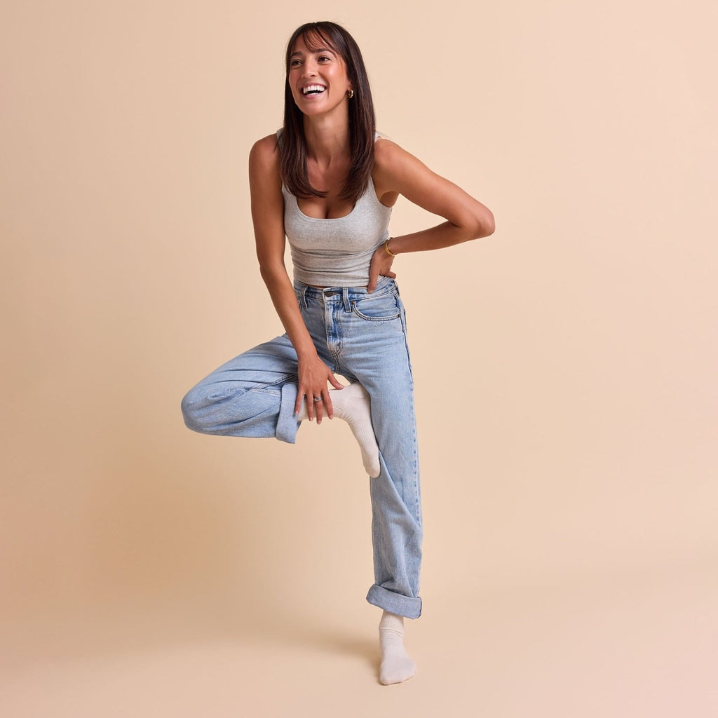 Comfort Crew Socks that Support Mental Health - Poppy & Vine
