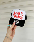 Cool It, Cowboy Trucker Hat (Multiple Color Options) - Poppy & Vine