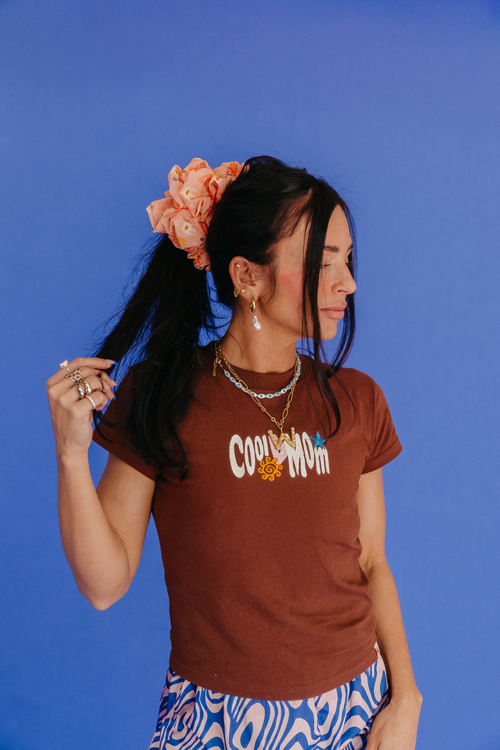 COOL MOM JUMBO SCRUNCHIE - Poppy & Vine