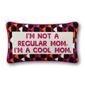 Cool Mom Needlepoint Pillow - Poppy & Vine