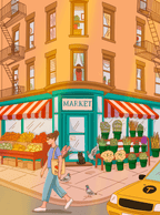 Corner Market (500 Piece) - Poppy & Vine