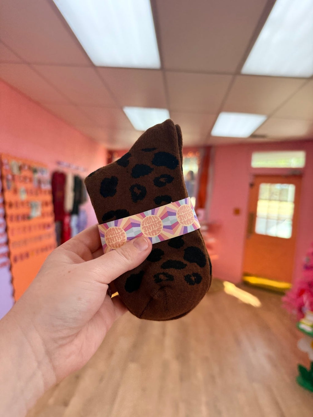 Cozy Animal Print Socks - Poppy & Vine