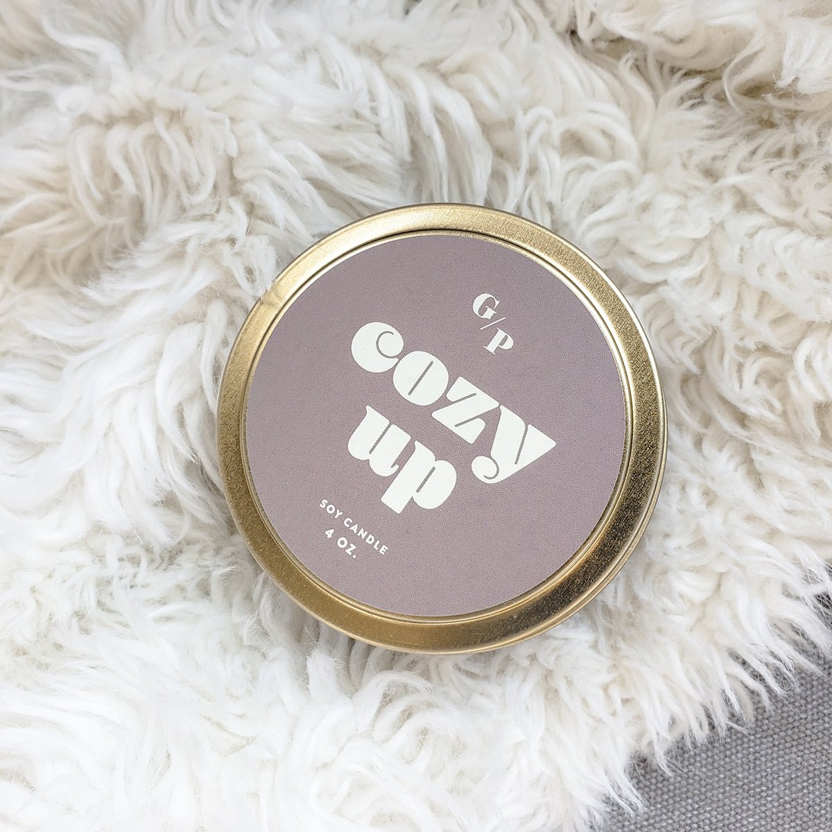Cozy Up 4 oz. Just Because Candle Tin - Poppy & Vine