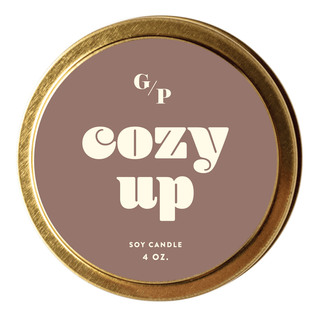 Cozy Up 4 oz. Just Because Candle Tin - Poppy & Vine