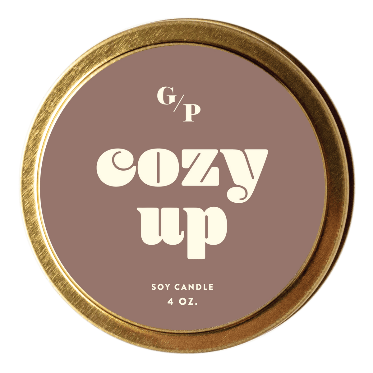 Cozy Up 4 oz. Just Because Candle Tin - Poppy & Vine