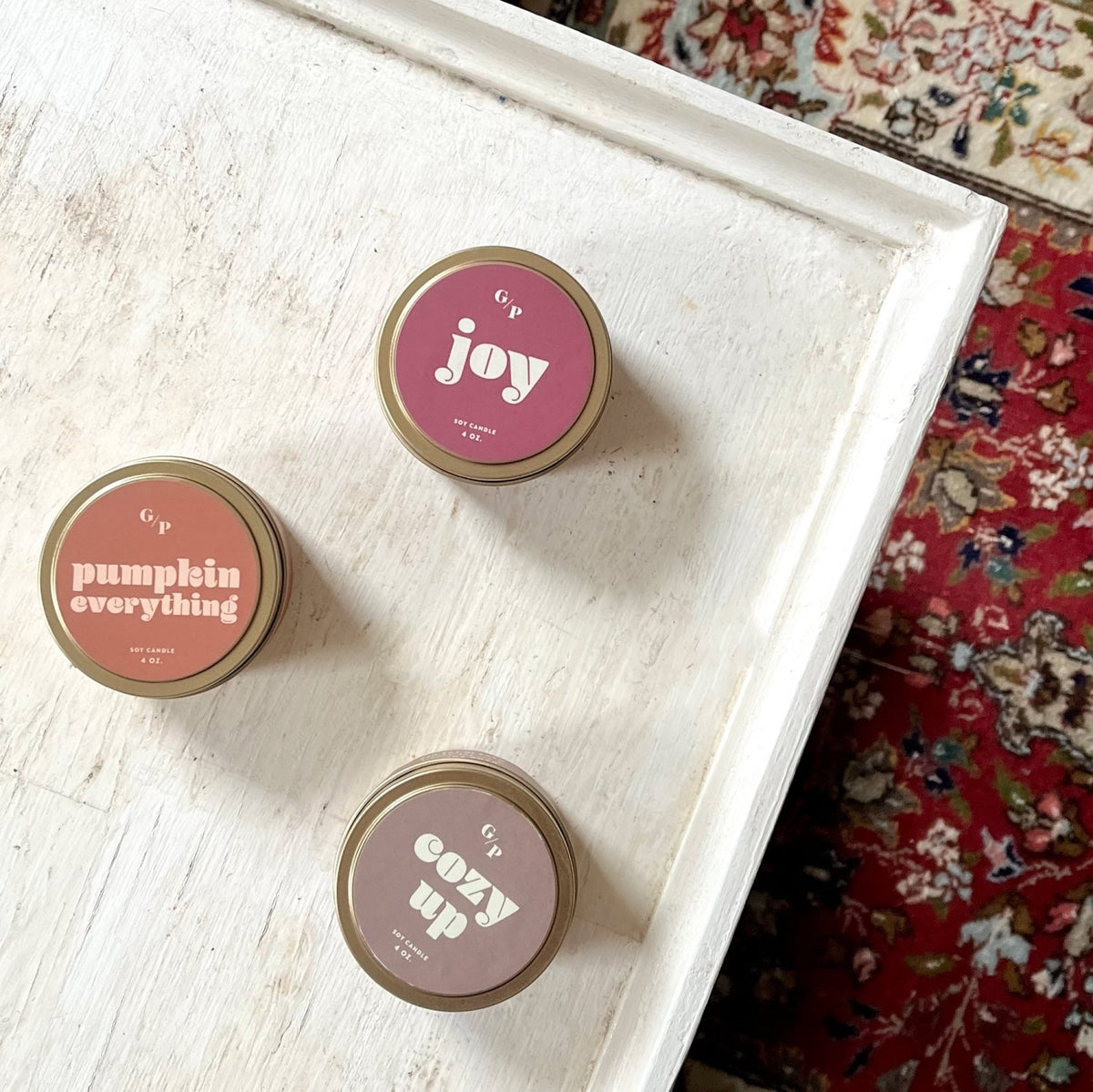Cozy Up 4 oz. Just Because Candle Tin - Poppy & Vine