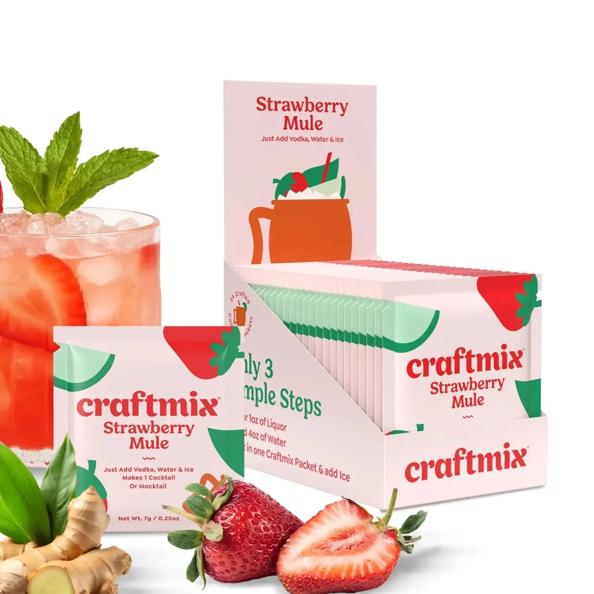 Craftmix Cocktail / Mocktail Mixers - Poppy & Vine