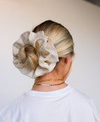 CREAM FARMERS MARKET CORSET SCRUNCHIE - Poppy & Vine