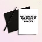 Crispier Than a Diet Soda | Funny Birthday Greeting Card - Poppy & Vine