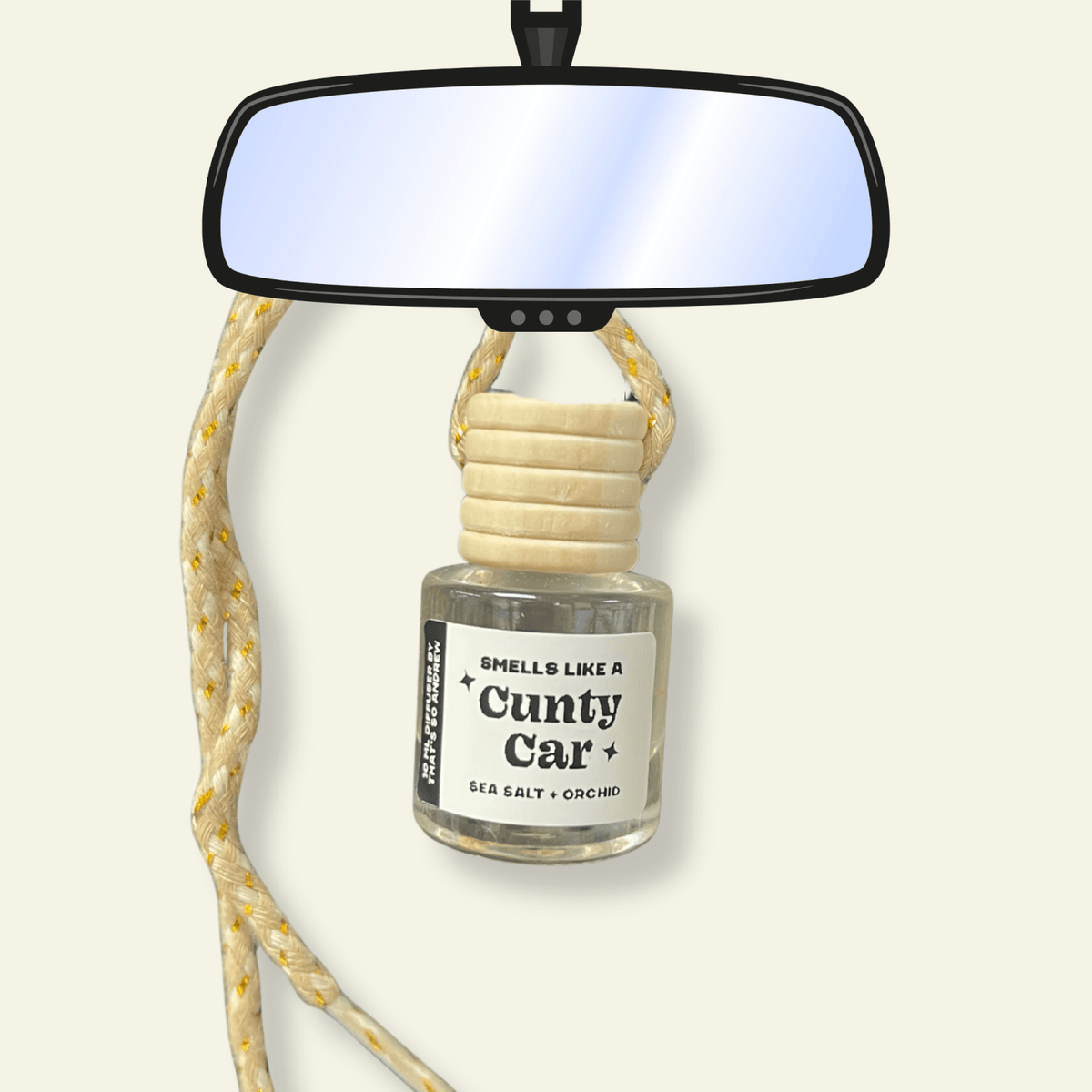 Cunty Car Car Diffuser | Long Lasting, Toxin Free, Air Freshener - Poppy & Vine