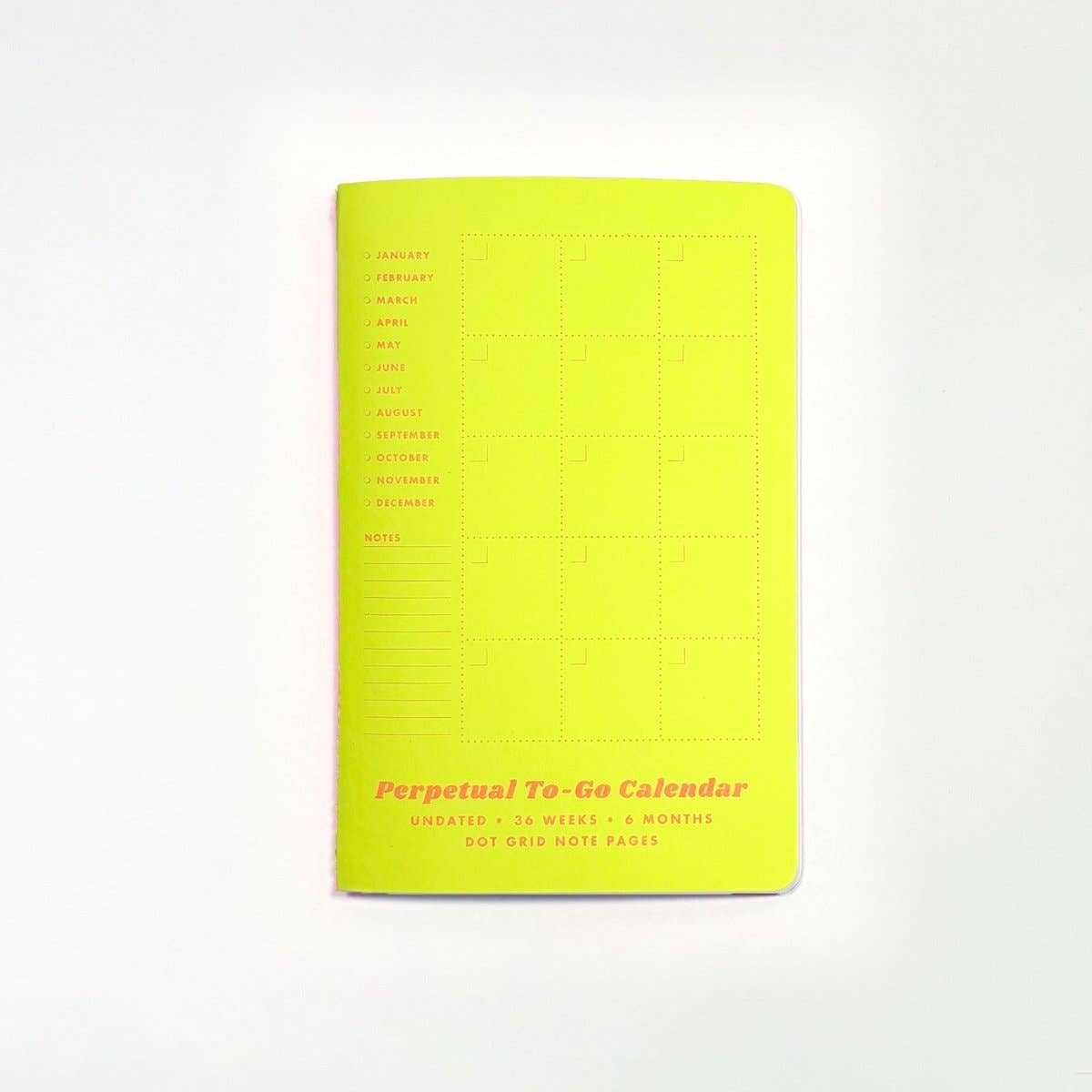 Perpetual To-Go Calendar - Undated