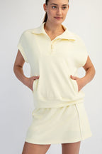 Everyday Ease Modal Scuba Quarter-Zip Top