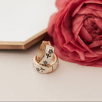 Daphne Tea Cup Hoops - Poppy & Vine