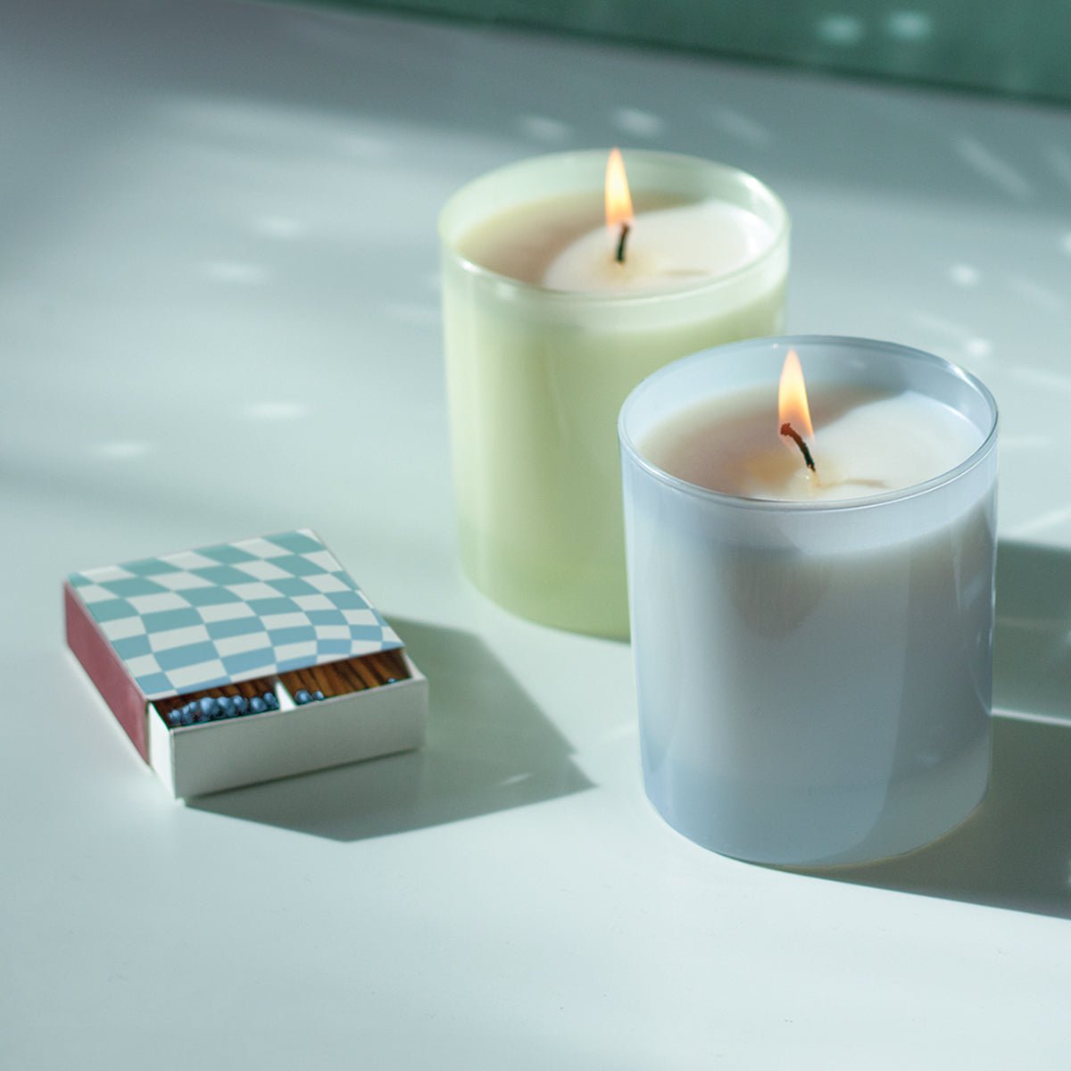 Daybreak 9 oz. Hue Candle (Lemon + Cucumber) - Poppy & Vine