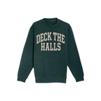 Deck the Halls Sweatshirt | Varsity Christmas Crewneck | Cozy Holiday Sweatshirt - Poppy & Vine