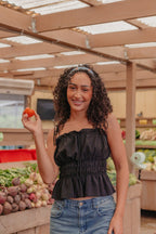 DENIM CHARMED FARMERS MARKET HEADBAND - Poppy & Vine
