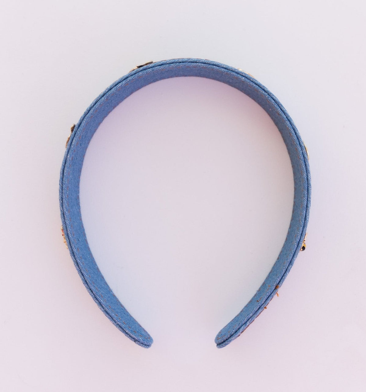 DENIM CHARMED FARMERS MARKET HEADBAND - Poppy & Vine
