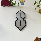 Super S Notebook Doodle Acrylic Wall Mirror