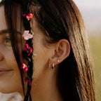 Diamond Flat Back Studs - Poppy & Vine