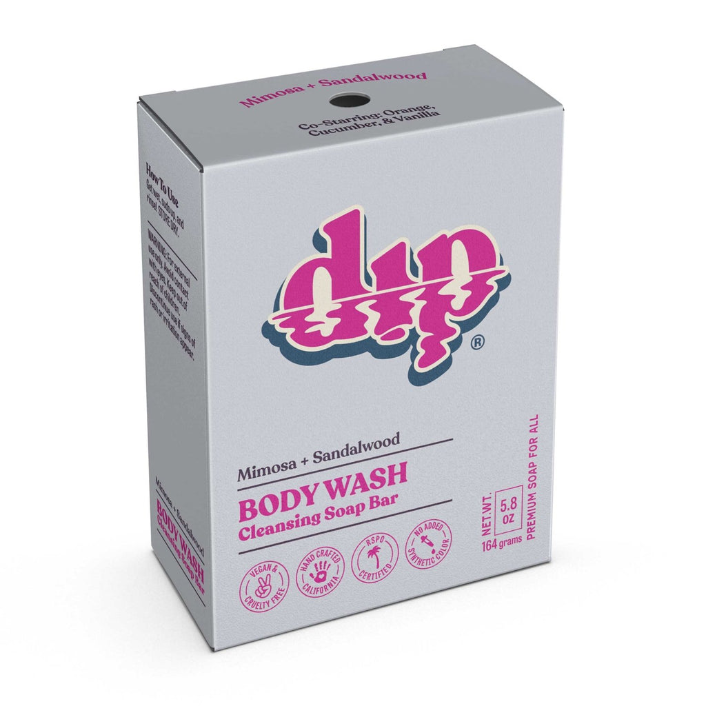 Dip Body Wash Cleansing Soap Bar - Mimosa & Sandalwood - Poppy & Vine