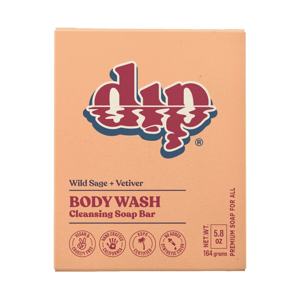 Dip Body Wash Cleansing Soap Bar - Wild Sage & Vetiver - Poppy & Vine