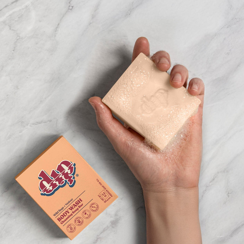 Dip Body Wash Cleansing Soap Bar - Wild Sage & Vetiver - Poppy & Vine