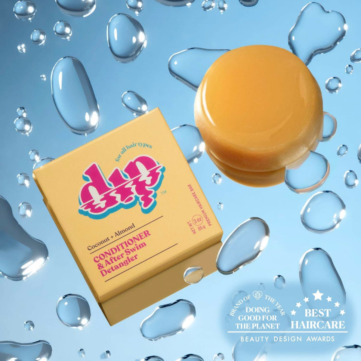 Dip Conditioner Bar & After Swim Detangler - Coconut & Almond - Poppy & Vine