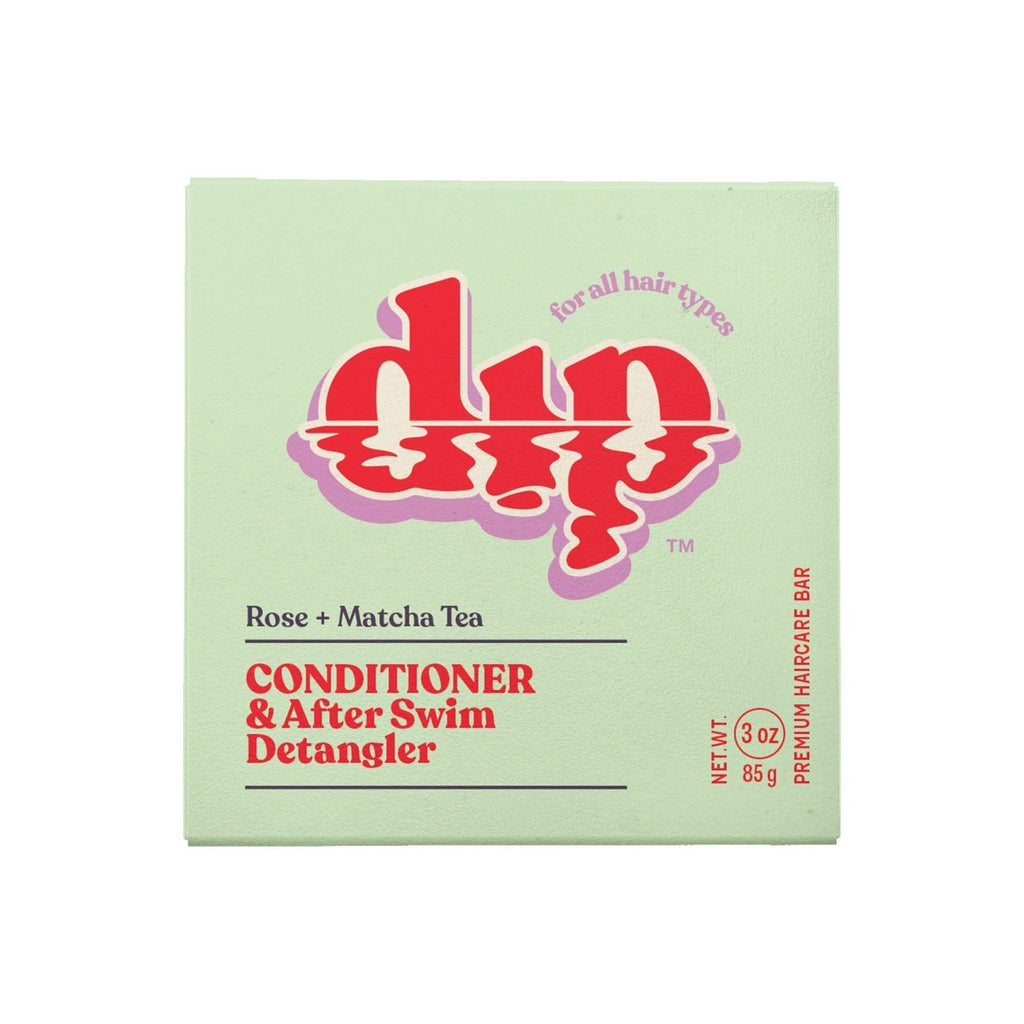 Dip Conditioner Bar & After Swim Detangler - Rose & Matcha Tea - Poppy & Vine