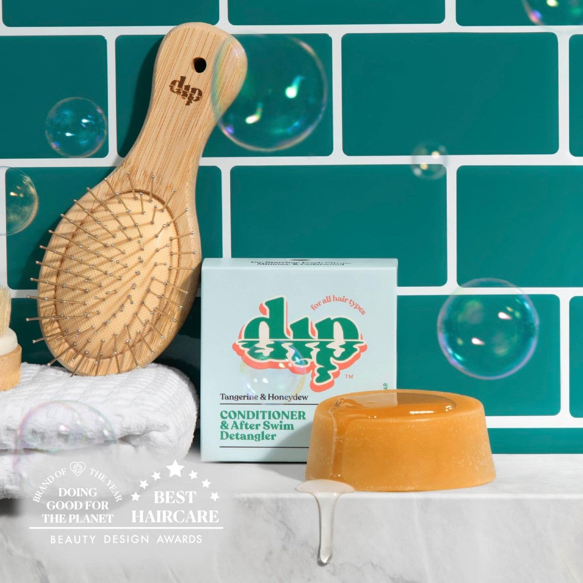 Dip Conditioner Bar & After Swim Detangler - Tangerine & Honeydew - Poppy & Vine