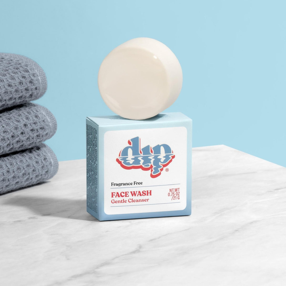 Dip Face Wash Gentle Cleansing Bar - Fragrance Free - Poppy & Vine