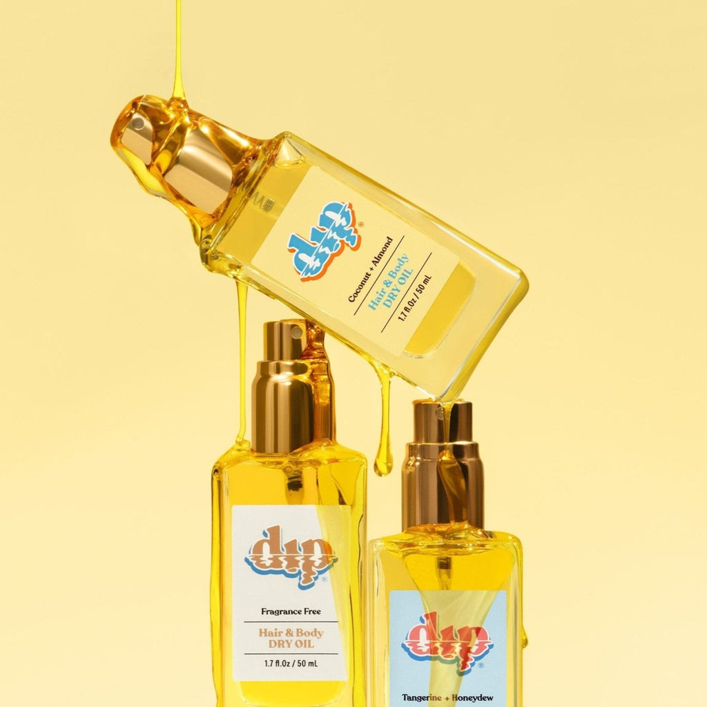 Dip Hair & Body Dry Oil - Coconut & Almond - Poppy & Vine