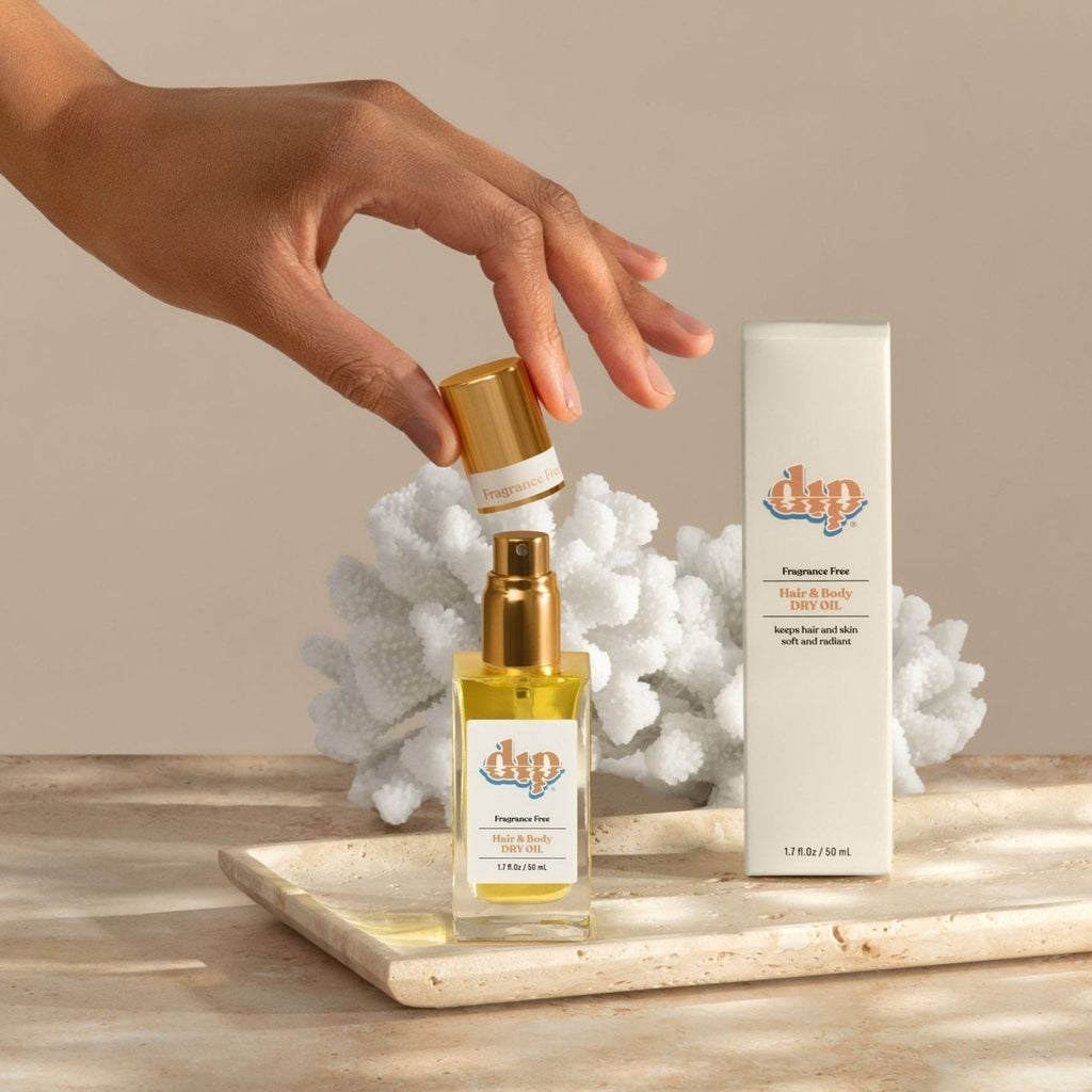 Dip Hair & Body Dry Oil - Fragrance Free - Poppy & Vine