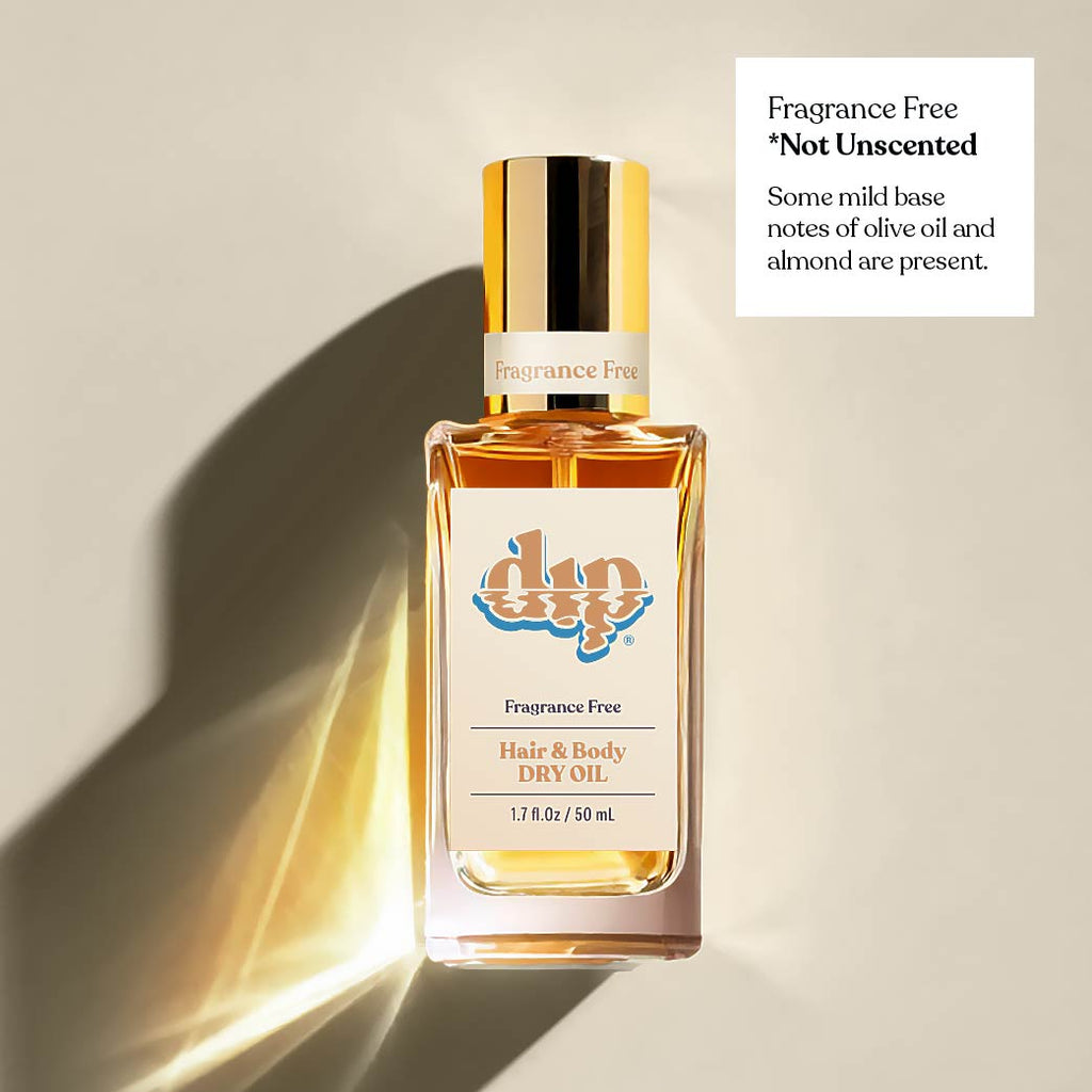Dip Hair & Body Dry Oil - Fragrance Free - Poppy & Vine