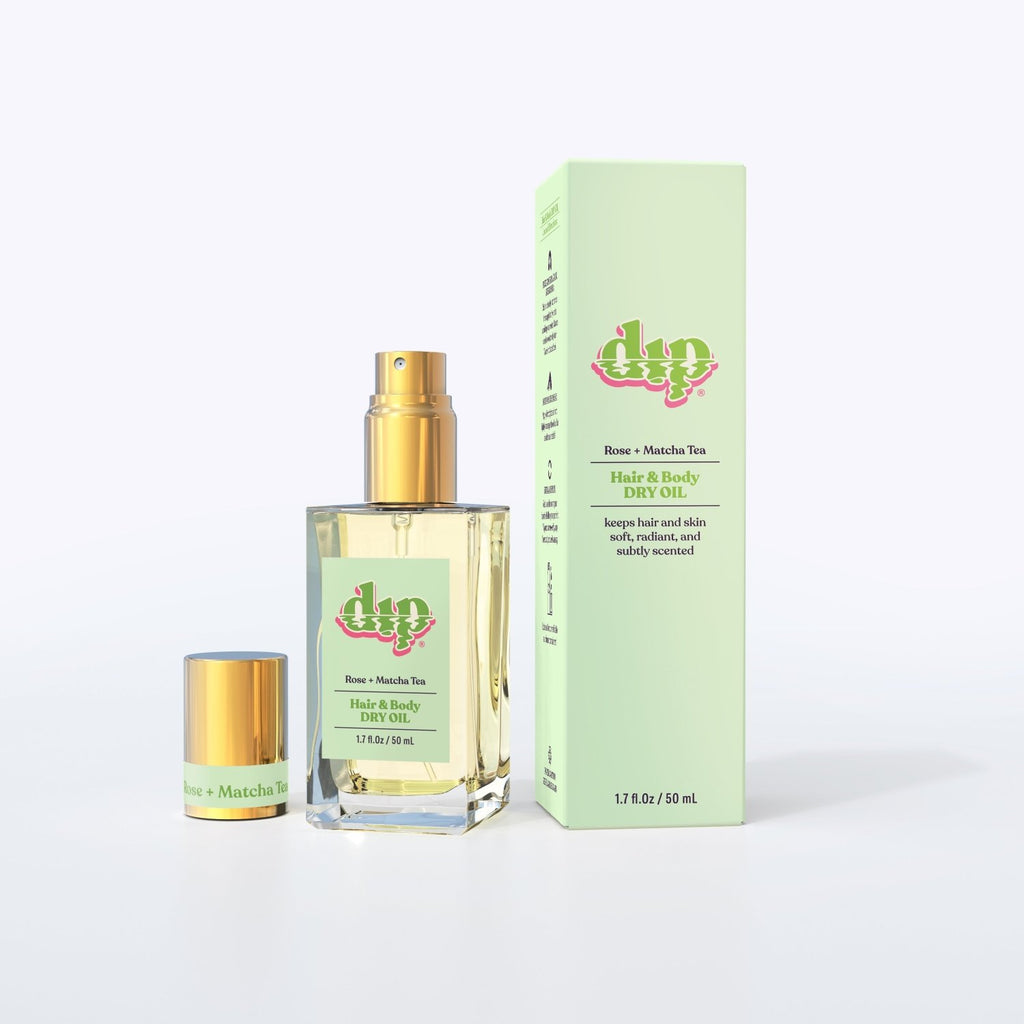 Dip Hair & Body Dry Oil - Rose & Matcha Tea - Poppy & Vine