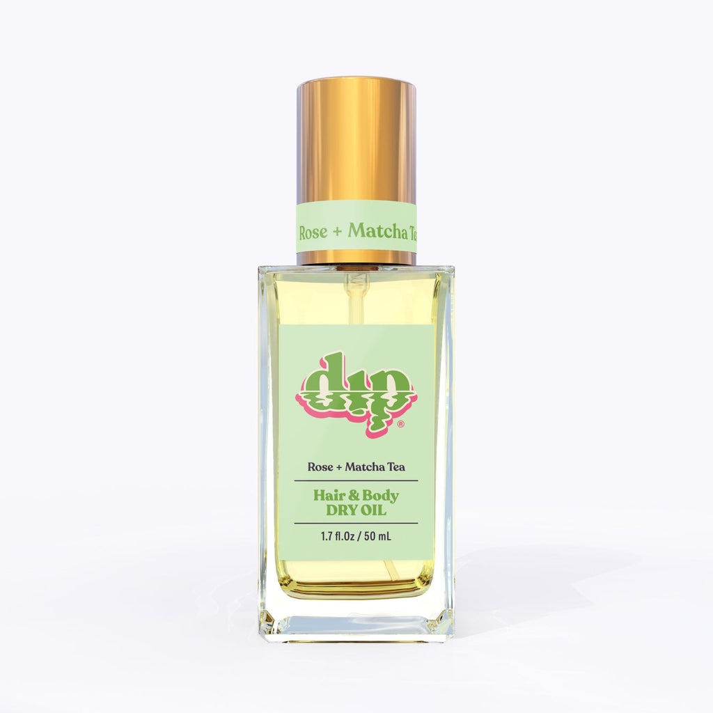 Dip Hair & Body Dry Oil - Rose & Matcha Tea - Poppy & Vine