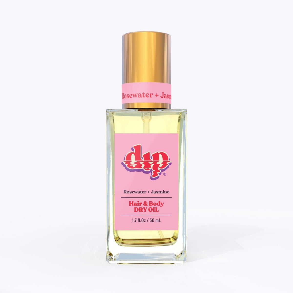 Dip Hair & Body Dry Oil - Rosewater & Jasmine - Poppy & Vine