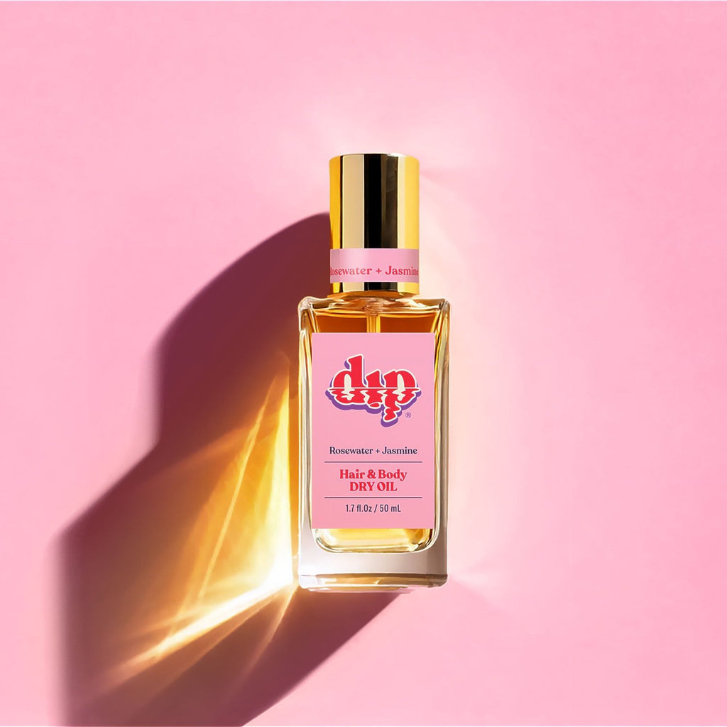 Dip Hair & Body Dry Oil - Rosewater & Jasmine - Poppy & Vine