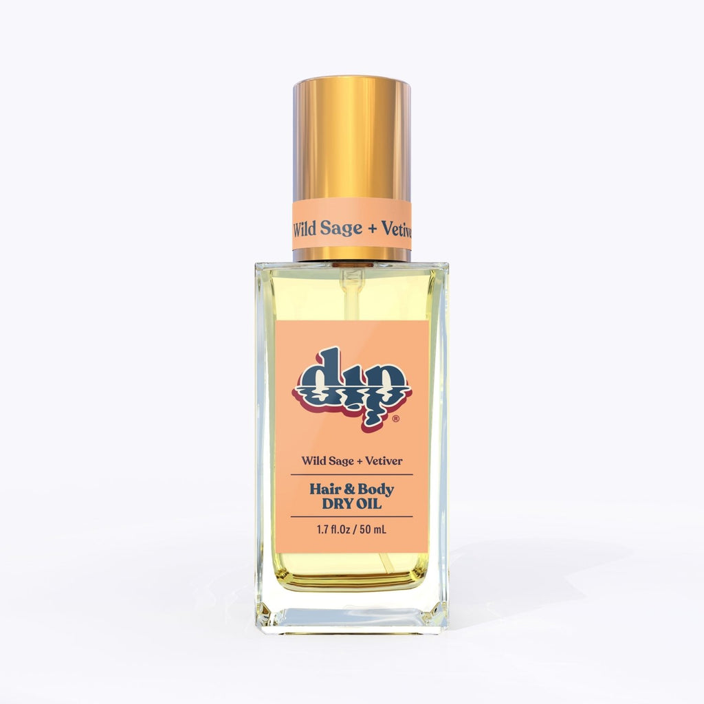 Dip Hair & Body Dry Oil - Wild Sage & Vetiver - Poppy & Vine