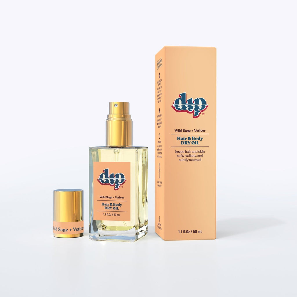 Dip Hair & Body Dry Oil - Wild Sage & Vetiver - Poppy & Vine