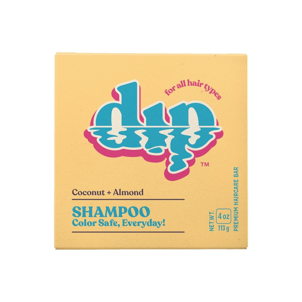 Dip Shampoo Bar: Color Safe, Everyday - Coconut & Almond - Poppy & Vine