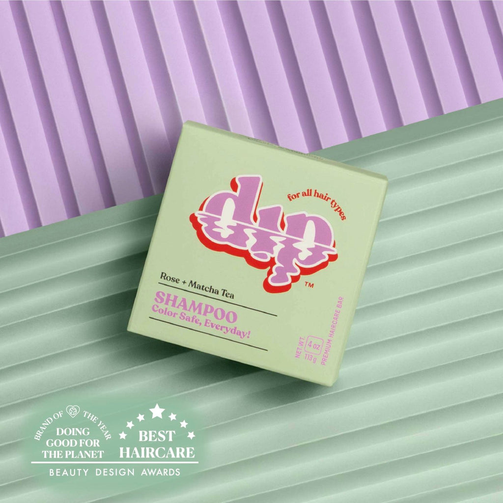 Dip Shampoo Bar: Color Safe, Everyday - Rose & Matcha Tea - Poppy & Vine