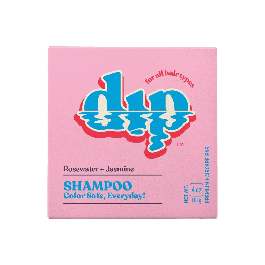 Dip Shampoo Bar: Color Safe, Everyday- Rosewater & Jasmine - Poppy & Vine