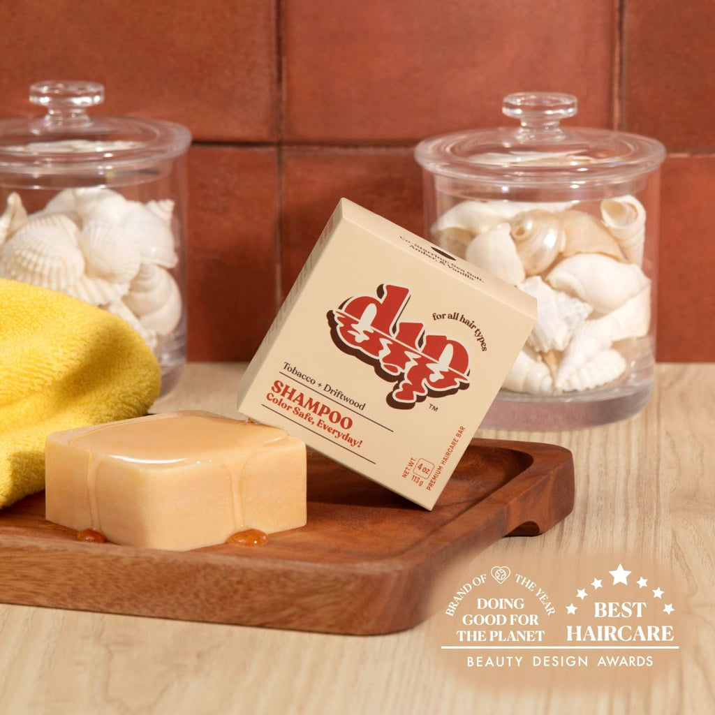 Dip Shampoo Bar: Color Safe, Everyday - Tobacco & Driftwood - Poppy & Vine
