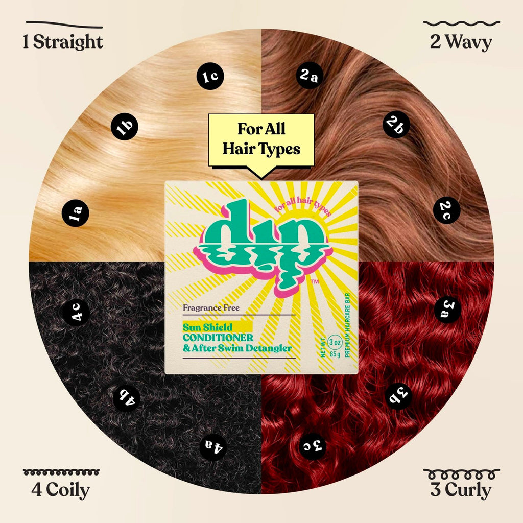 Dip Sun Shield: Conditioner Bar & After Swim Detangler - Poppy & Vine