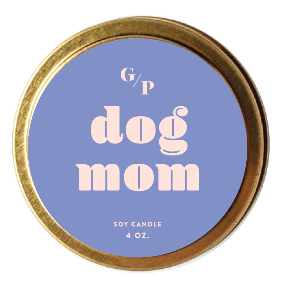 Dog Mom 4 oz. Candle Tin - Poppy & Vine