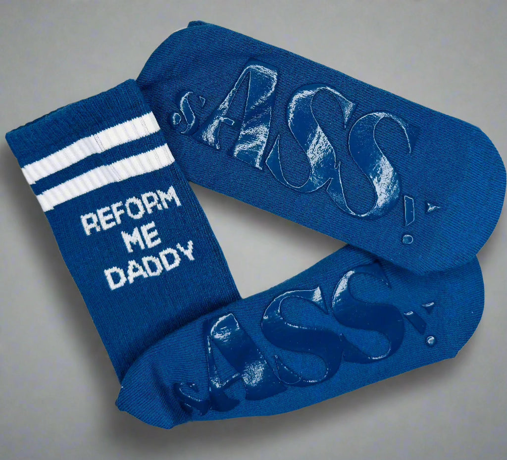 Reform Me Daddy Crew socks | Pilates & Barre